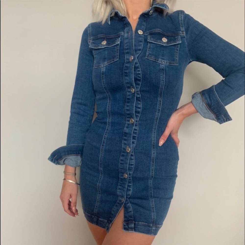 Denim dress
